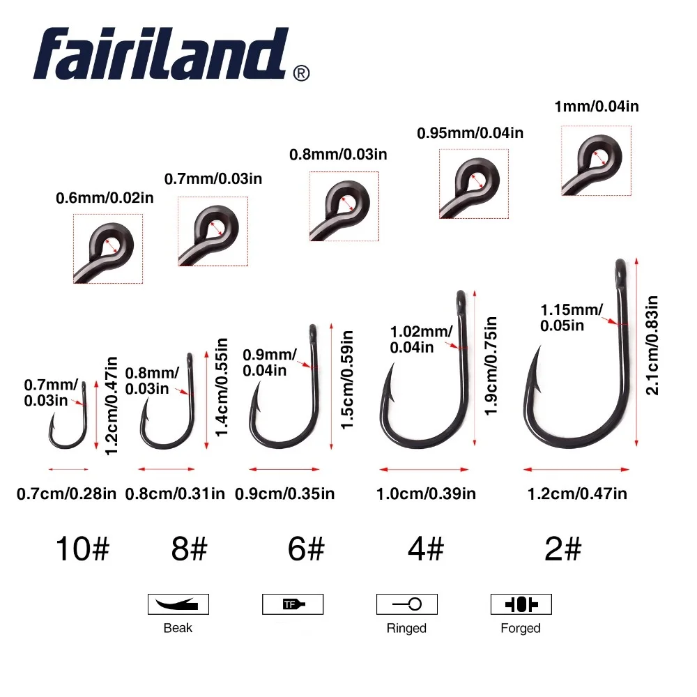 50 100 шт./лот TFSH C рыболовные крючки с бородкой заостренный крючок острым носком и