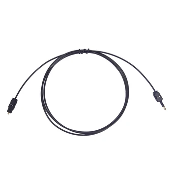 1pc 1M Toslink Audio Cable Digital Optical SPDIF Audio Cable Wire For Toslink To Mini Plug 3.5mm Audio Connector Cable
1pc 1M Toslink Audio Cable Digital Optical SPDIF Audio Cable Wire For Toslink To Mini Plug 3.5mm Audio Connector Cable
