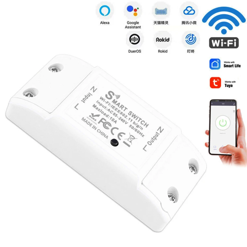 Latest Tuya Wifi Smart Switch Timer 10A Wireless Switches Automation Smart Home Compatible Automation With Alexa Google Home
Latest Tuya Wifi Smart Switch Timer 10A Wireless Switches Automation Smart Home Compatible Automation With Alexa Google Home