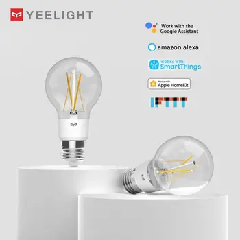 

Yeelight E27 6W LED WIFI Filament Light Bulb 700LM Smart Home Bulbs For Mijia Homekit SmartThings IFTTT Alexa Amazon Google Home
