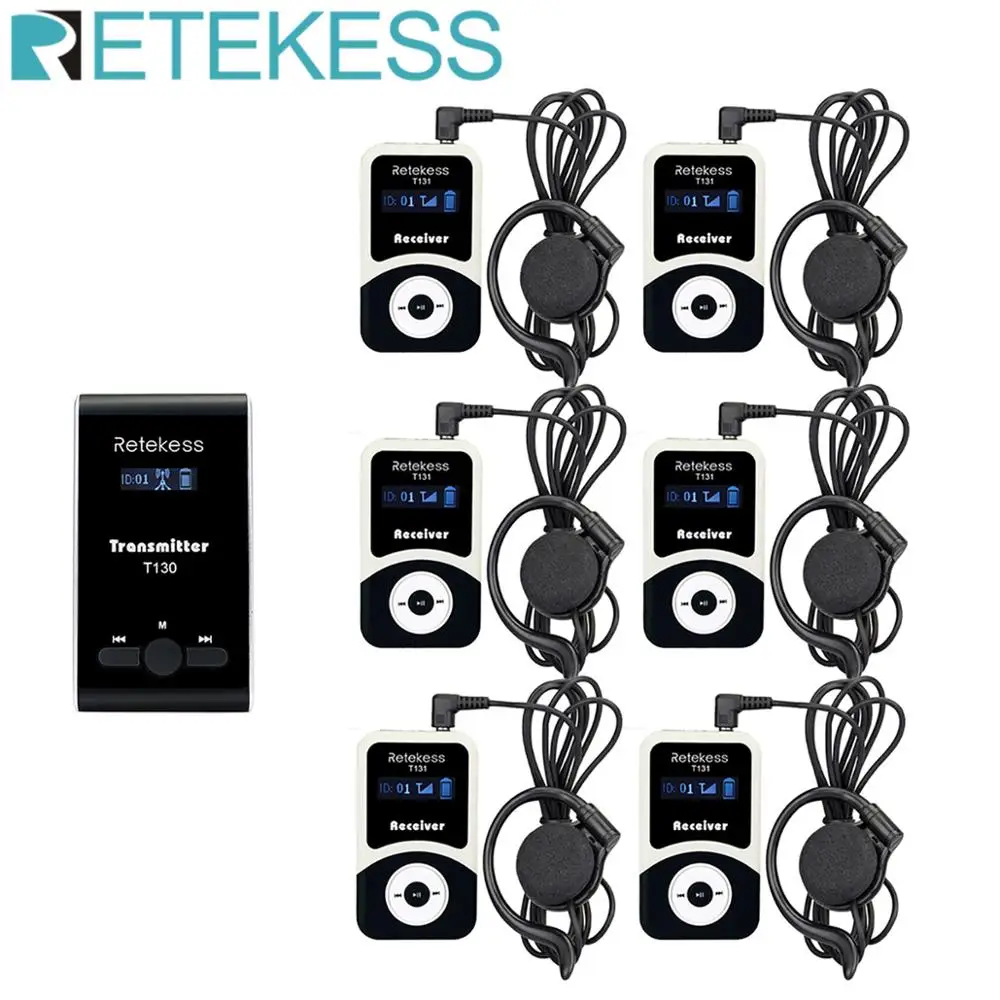 RETEKESS T130 Wireless Tour Guide System For Museum Church Translation Factory Training Government Meeting Logistics Tourism
RETEKESS T130 Wireless Tour Guide System For Museum Church Translation Factory Training Government Meeting Logistics Tourism