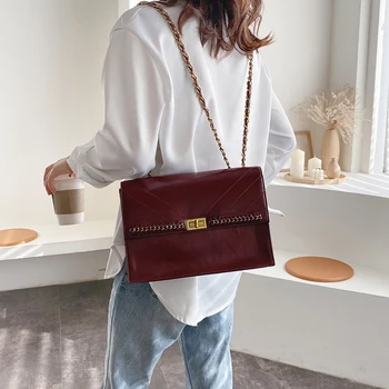 Fashion Women Shoulder Bags Luxury PU Leather Girls Handbags Messenger Bags For Women 2019 Designer Chains Crossbody Bag Lady
Fashion Women Shoulder Bags Luxury PU Leather Girls Handbags Messenger Bags For Women 2019 Designer Chains Crossbody Bag Lady
