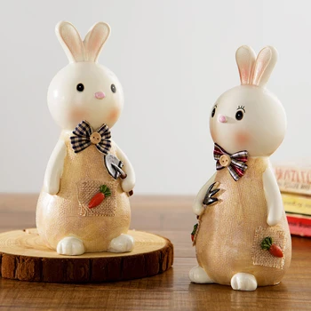 Piggy Bank Creative Bunny Coin Piggy Bank Garden Wind Rice Rabbit Home Resin Decoration Couple MISS Rabbit Student Gift
Piggy Bank Creative Bunny Coin Piggy Bank Garden Wind Rice Rabbit Home Resin Decoration Couple MISS Rabbit Student Gift