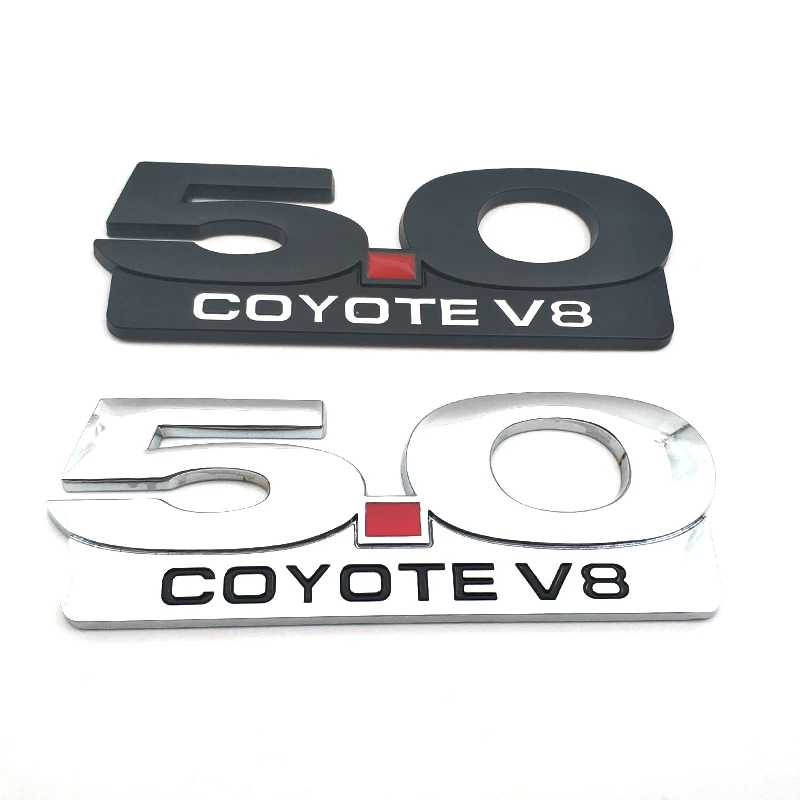 Металлическая Эмблема автомобиля 5 0 с логотипом Койота V8 аксессуары для.