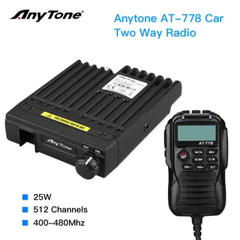 Anytone AT-778U Car Mobile Radio 25W 512CH UHF Amateur Mobile Radio Vehicle Mobile Transceiver W/Programmable RB/CALL Function
Anytone AT-778U Car Mobile Radio 25W 512CH UHF Amateur Mobile Radio Vehicle Mobile Transceiver W/Programmable RB/CALL Function