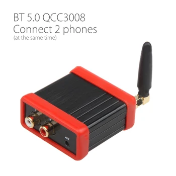 Bluetooth 5.0 audio receiver box Lossless QCC3008 HIFI class car audio amplifier Bluetooth modification APTX APTXLL RCA AUX
Bluetooth 5.0 audio receiver box Lossless QCC3008 HIFI class car audio amplifier Bluetooth modification APTX APTXLL RCA AUX