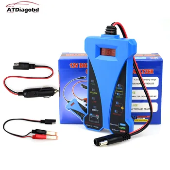 Vstm Smart Digital Battery Tester LED Display 12V Voltmeter Alternator Analyzer for Car Motorcycle Boat Electrical Tool
Vstm Smart Digital Battery Tester LED Display 12V Voltmeter Alternator Analyzer for Car Motorcycle Boat Electrical Tool