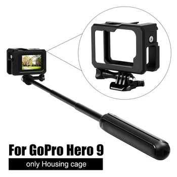 Portable Microphone Adapter Easy Install Housing Cage Charging Port Dual Cold Shoes Action Camera Anti-fall For Gopro Hero 9
Portable Microphone Adapter Easy Install Housing Cage Charging Port Dual Cold Shoes Action Camera Anti-fall For Gopro Hero 9