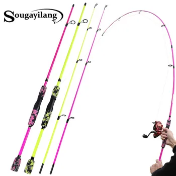 Sougayilang 1.7m/1.85m Spinning Fishing Rod 2/5 Sections Carbon Spinning Rod Bass Medium Hard Lure Rod Fishing Tackle
Sougayilang 1.7m/1.85m Spinning Fishing Rod 2/5 Sections Carbon Spinning Rod Bass Medium Hard Lure Rod Fishing Tackle