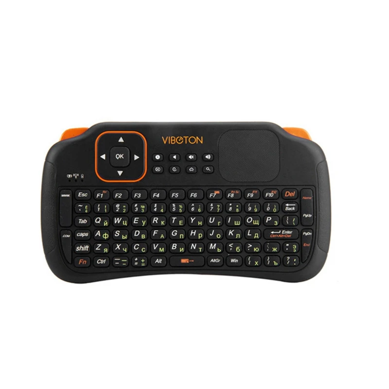 HOT-Viboton Viboton S1 Russian All-In-One 2.4G Wireless Keyboard Air Mouse Remote Controller with Touchpad for Windows Linux for
HOT-Viboton Viboton S1 Russian All-In-One 2.4G Wireless Keyboard Air Mouse Remote Controller with Touchpad for Windows Linux for
