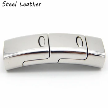 20pcs/lot custom logo hole:13.2*6.1mm High polish Stainless Steel Bracelets Clasp For Leather Cord Flat Strong Magnetic Clasps 
20pcs/lot custom logo hole:13.2*6.1mm High polish Stainless Steel Bracelets Clasp For Leather Cord Flat Strong Magnetic Clasps