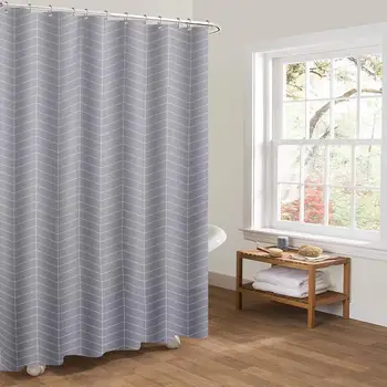 Shower Curtain with Hooks for Bathroom (Water Repellent, Mold Mildew Resistant) 72 x 72 inches, Pattern Designs (Grey Fish Tail)
Shower Curtain with Hooks for Bathroom (Water Repellent, Mold Mildew Resistant) 72 x 72 inches, Pattern Designs (Grey Fish Tail)