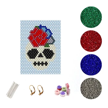 FAIRYWOO Skeleton Earrings DIY Accessories Jewelry Making Kit For Women Flower Jewelry Handmade Miyuki Beaded Drop Earring Gift
FAIRYWOO Skeleton Earrings DIY Accessories Jewelry Making Kit For Women Flower Jewelry Handmade Miyuki Beaded Drop Earring Gift