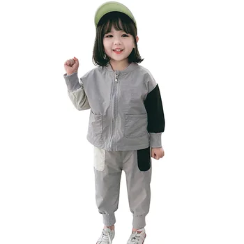 Girls Clothes Jacekt + Pants Clothing For Girls Patchwork Toddler Girl Outfit Casual Style Kids Tracksuit
Girls Clothes Jacekt + Pants Clothing For Girls Patchwork Toddler Girl Outfit Casual Style Kids Tracksuit