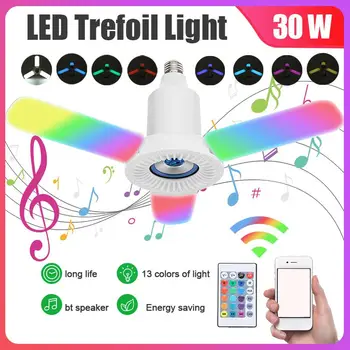 30W Diamable bluetooth LED Garage Light 360 Degrees Deformable Ceiling Light for Workshop Folding Three-Leaf Deformation Lamp
30W Diamable bluetooth LED Garage Light 360 Degrees Deformable Ceiling Light for Workshop Folding Three-Leaf Deformation Lamp