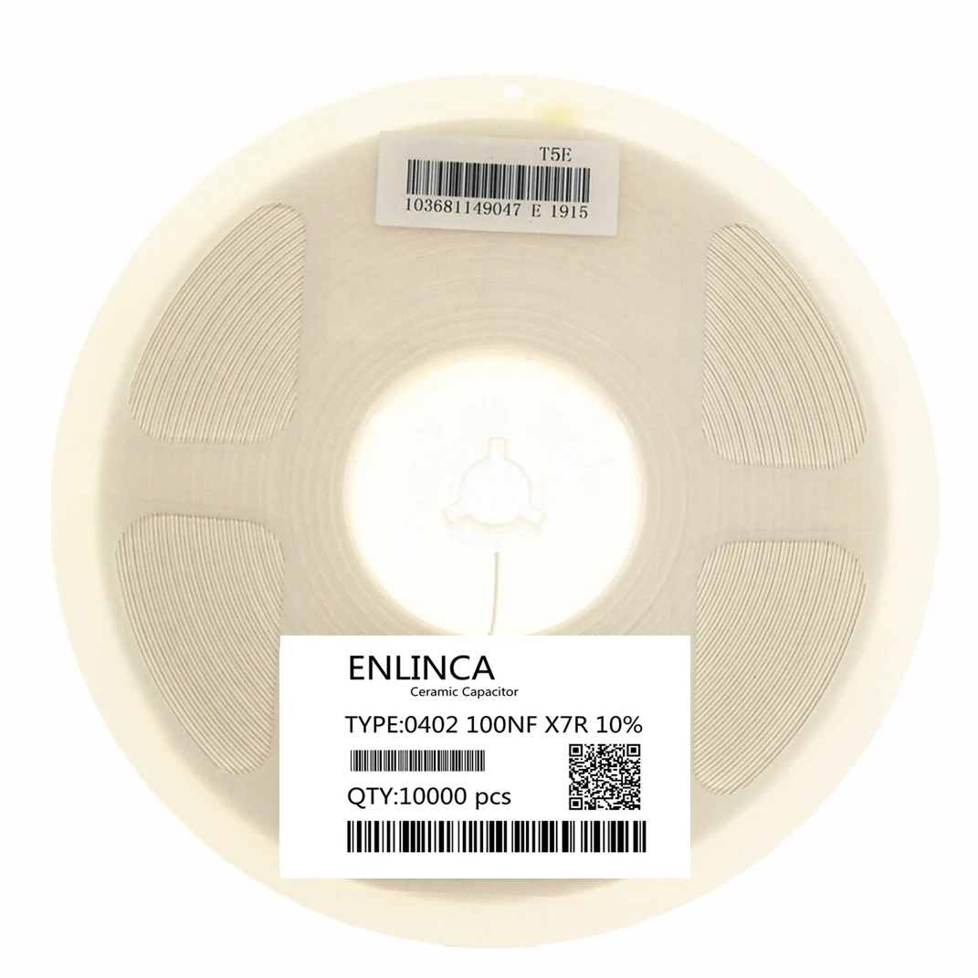 10000pcs 0402 1005 SMD Chip Multilayer Ceramic Capacitor 0.5pF - 10uF 10pF 100pF 1nF 10nF 15nF 100nF 0.1uF 1uF 2.2uF 4.7uF
10000pcs 0402 1005 SMD Chip Multilayer Ceramic Capacitor 0.5pF - 10uF 10pF 100pF 1nF 10nF 15nF 100nF 0.1uF 1uF 2.2uF 4.7uF