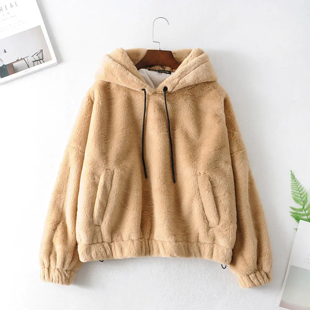 2019 Winter New Style Western Style Hooded Casual Loose-Fit Solid Color Furry Jacket 0587200
2019 Winter New Style Western Style Hooded Casual Loose-Fit Solid Color Furry Jacket 0587200