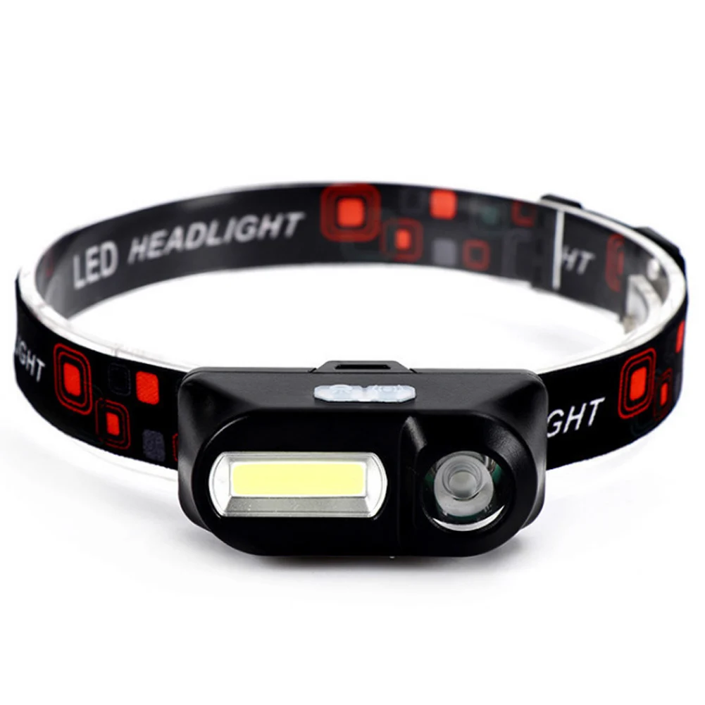 6 Modes USB Rechargeable COB LED Headlamp Torch Multifunction Flashlight Headlight ALI88 | Лампы и освещение