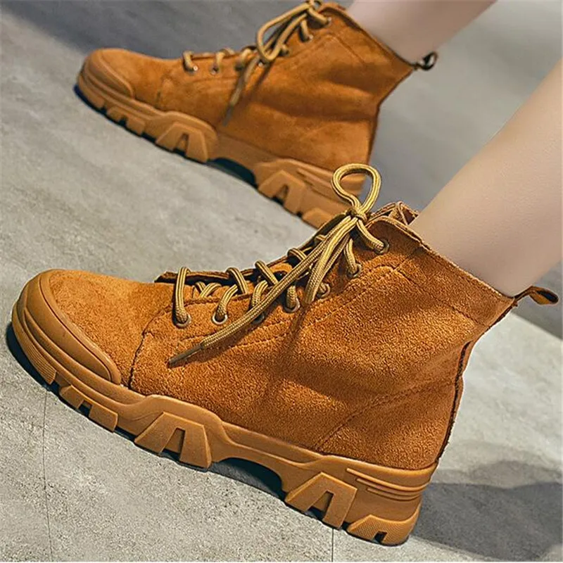 New Lace-Up Motorcycle Boots Women British Style Platform Ankle Boots Faux Suede Gothic Punk Female Martin Boots Botas mujer
New Lace-Up Motorcycle Boots Women British Style Platform Ankle Boots Faux Suede Gothic Punk Female Martin Boots Botas mujer