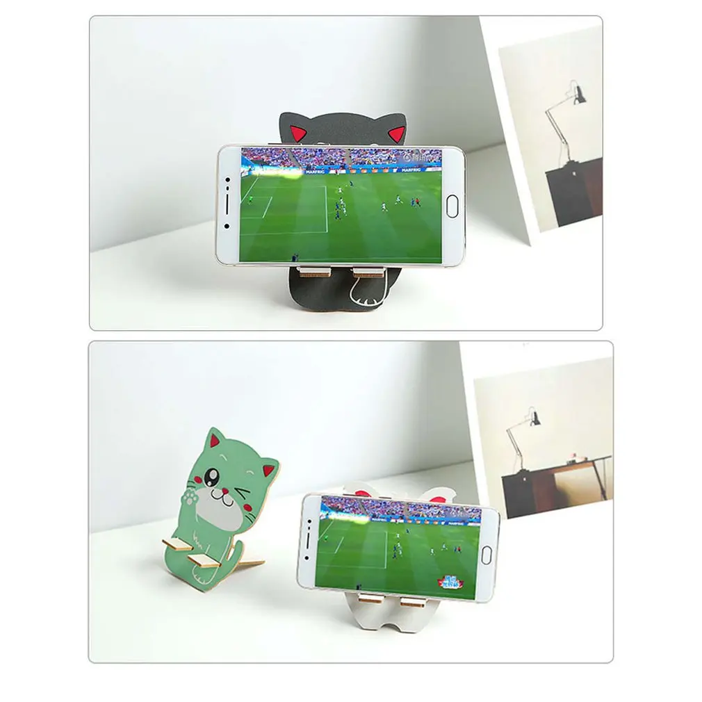 Cute Cartoon Cat Phone Holder Mobile Bracket Wooden Mobile Stand Holder For Mobile Phone Desktop Cell Phone Stand
Cute Cartoon Cat Phone Holder Mobile Bracket Wooden Mobile Stand Holder For Mobile Phone Desktop Cell Phone Stand