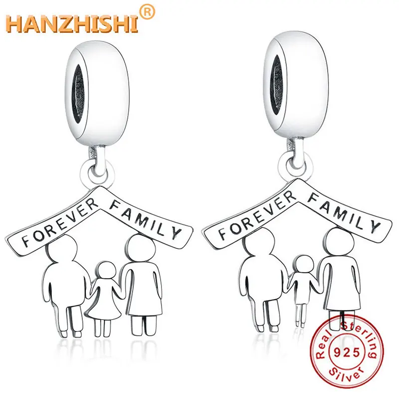 High Quality Family Forever Charms 925 Sterling Silver Beads Fit Original Pandora Charm Bracelet Bangles Pendant Jewelry making
High Quality Family Forever Charms 925 Sterling Silver Beads Fit Original Pandora Charm Bracelet Bangles Pendant Jewelry making