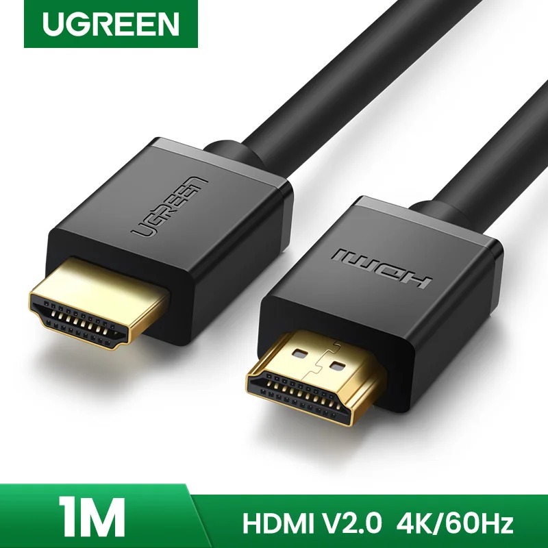 Ugreen HDMI To HDMI Cable High Speed 4K 60Hz for PS4 TV Box Golden Plated 2.0 Cable HDMI Splitter 0.5m 1m 2m 3m 5m HDMI Cable
Ugreen HDMI To HDMI Cable High Speed 4K 60Hz for PS4 TV Box Golden Plated 2.0 Cable HDMI Splitter 0.5m 1m 2m 3m 5m HDMI Cable