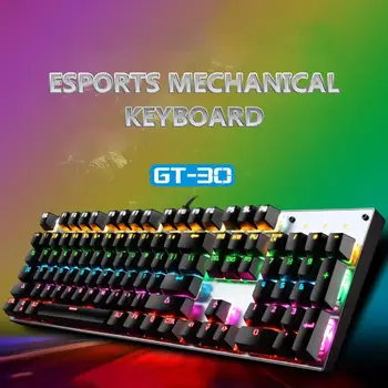 G30 87 keys USB Wired Backlit Splash-proof Mechanical Gaming Keyboard for Desktop Computer Tablet
G30 87 keys USB Wired Backlit Splash-proof Mechanical Gaming Keyboard for Desktop Computer Tablet
