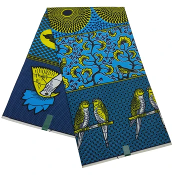 High Quality polyester Fabric Ankara Veritable Wax Cloth Veritable Birds Prints Wax African Real Dutch Wax 6yards/piece
High Quality polyester Fabric Ankara Veritable Wax Cloth Veritable Birds Prints Wax African Real Dutch Wax 6yards/piece