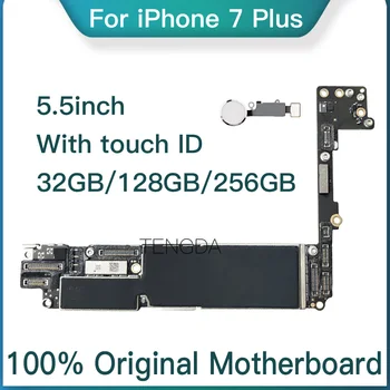 Original Mainboard For iPhone 7 Plus Unlock Motherboard With Touch ID Key Full Functions Logic Boards 32GB/128GB/256GB
Original Mainboard For iPhone 7 Plus Unlock Motherboard With Touch ID Key Full Functions Logic Boards 32GB/128GB/256GB