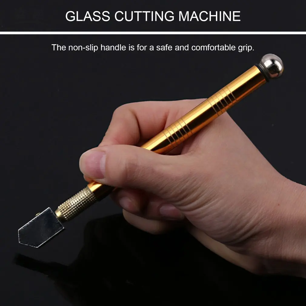 Professional Metal Handle Steel Glass Rhinestone Self-lubricating Oil Feed Tipped Glass Cutter Cutting Craft Glazing Tool Durabl
Professional Metal Handle Steel Glass Rhinestone Self-lubricating Oil Feed Tipped Glass Cutter Cutting Craft Glazing Tool Durabl