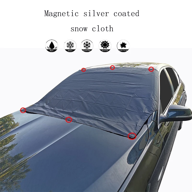 New Powerful Magnet Snow Block Cover Car Front Windshield Snowboard Snow Ice Protector Visor Windshield Cloth
New Powerful Magnet Snow Block Cover Car Front Windshield Snowboard Snow Ice Protector Visor Windshield Cloth