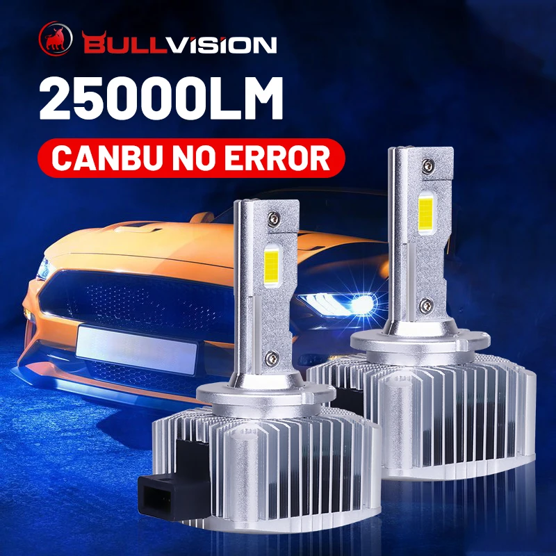 

D3S HID Headlight 25000LM D1S LED D2S D3S D4S D5S D8S D1R D2R D3R D4R Canbus No Error 6000K CSP Chip Xenon Kit 35W High Low Beam