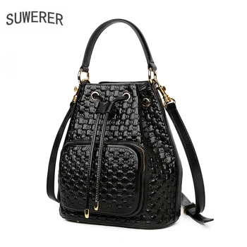 SUWERER Real cowhide bag Women Genuine Leather bag luxury handbags women bags designer bags famous brand women bags 2020 new bag
SUWERER Real cowhide bag Women Genuine Leather bag luxury handbags women bags designer bags famous brand women bags 2020 new bag