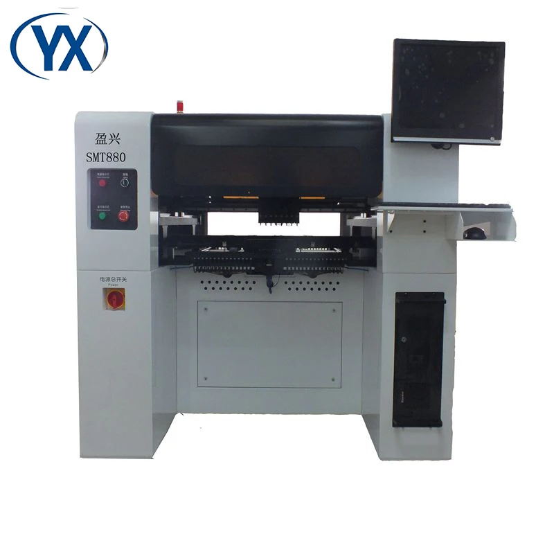 High Speed Pick and Place SMT Equipment SMT Desktop PNP Machine PCB Machine with Full-automatic 8 Heads and 80 Feeders
High Speed Pick and Place SMT Equipment SMT Desktop PNP Machine PCB Machine with Full-automatic 8 Heads and 80 Feeders