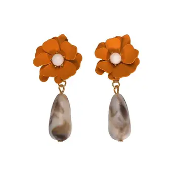 BK Lovely Orange Small Petals Earrings Charm Resin Beads Irregular Earring Drop Stud Dangle Summer Woman Boho Jewelry
BK Lovely Orange Small Petals Earrings Charm Resin Beads Irregular Earring Drop Stud Dangle Summer Woman Boho Jewelry