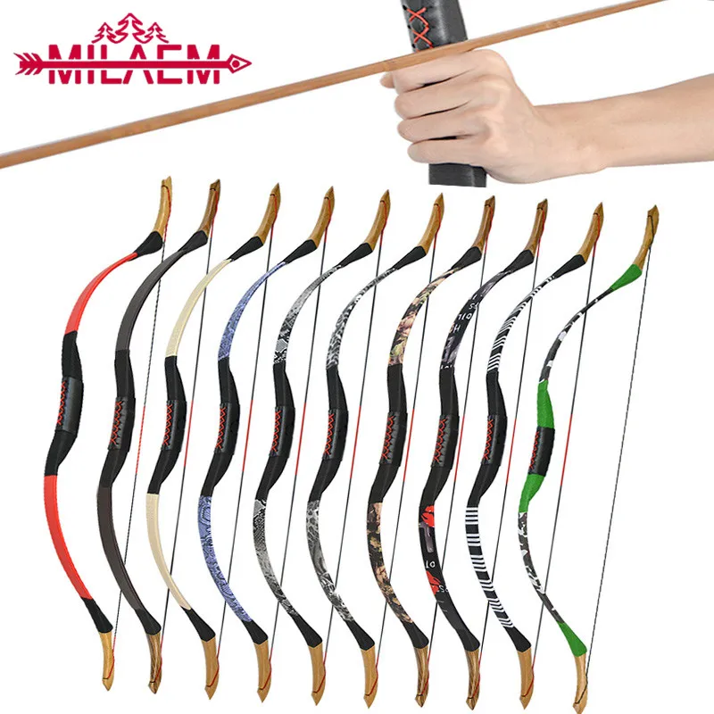 High-end Sheepskin Traditional Bow 25-55 lbs Not Split Recurve Bow Epoxy Resin Bow Limbs Shooting Hunting Accessories 10 Colors
High-end Sheepskin Traditional Bow 25-55 lbs Not Split Recurve Bow Epoxy Resin Bow Limbs Shooting Hunting Accessories 10 Colors