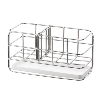 Drying Shelf Toothpaste Space Saving Sponge Rustproof With Tray Home Sink Kitchen Bathroom Smooth Drain Rack Stainless Steel
Drying Shelf Toothpaste Space Saving Sponge Rustproof With Tray Home Sink Kitchen Bathroom Smooth Drain Rack Stainless Steel