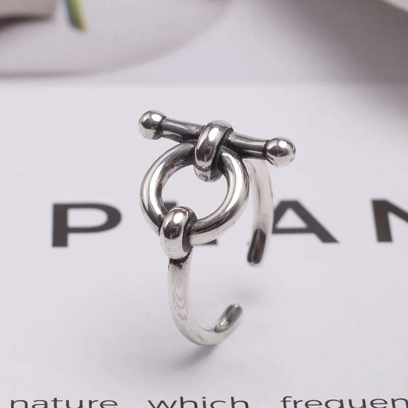 Yin mi S925 Silver Retro Retro Geometry Circular Ring Adjustable Adjustable Ring Mirror Polishing Cool Hand Jewelry
Yin mi S925 Silver Retro Retro Geometry Circular Ring Adjustable Adjustable Ring Mirror Polishing Cool Hand Jewelry