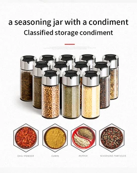 AMINNO 6 Pieces Set Kitchen Spice Pepper Bottles Seasoning Dispenser 100ml Glass Jar Safely Healthy Home BBQ Tools
AMINNO 6 Pieces Set Kitchen Spice Pepper Bottles Seasoning Dispenser 100ml Glass Jar Safely Healthy Home BBQ Tools