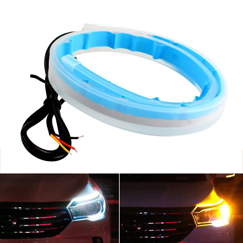2X DRL Led Daytime Running Light 12V Turn Signal Light Strip Flowing Running Switchback Led Decoder Decorative Lamp
2X DRL Led Daytime Running Light 12V Turn Signal Light Strip Flowing Running Switchback Led Decoder Decorative Lamp