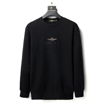 Autumn Clothes Embroidery Large Size Fat Man Cotton Sweater Loose Plus Fat plus Size Middle Age Men Round Neck Long Sleeve T
Autumn Clothes Embroidery Large Size Fat Man Cotton Sweater Loose Plus Fat plus Size Middle Age Men Round Neck Long Sleeve T