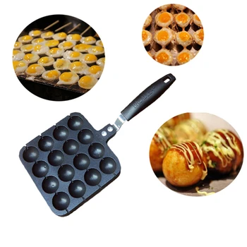 16 Hole Octopus Balls Baking Pans Aluminum Non-stick Octopus Small Balls Baking Mold Takoyaki Pan Kitchen Tools
16 Hole Octopus Balls Baking Pans Aluminum Non-stick Octopus Small Balls Baking Mold Takoyaki Pan Kitchen Tools