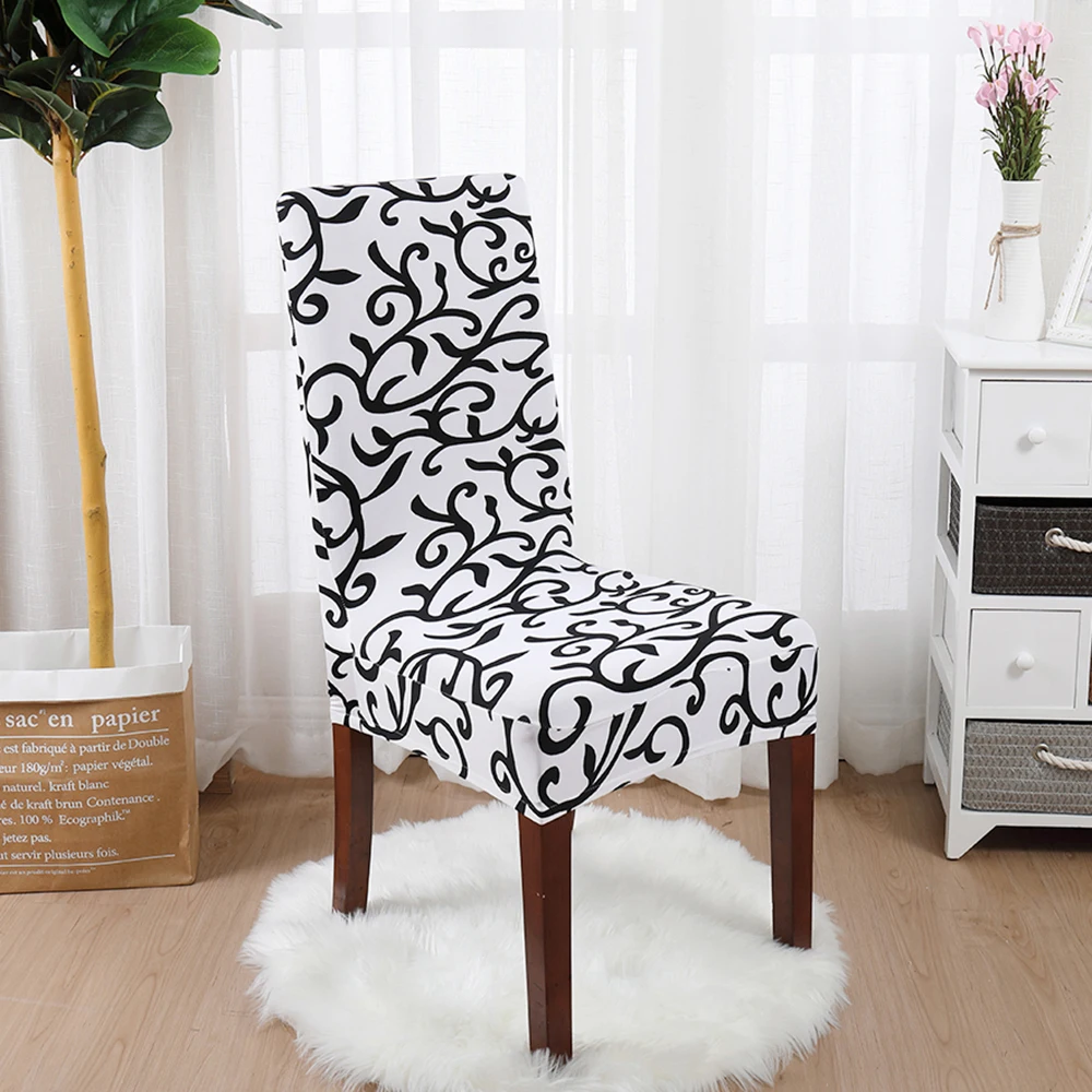 New Spandex Elastic Printed Dining Chair Slipcover Modern Removable Anti-dirty Kitchen Seat Case Chair Covers For Banquet
New Spandex Elastic Printed Dining Chair Slipcover Modern Removable Anti-dirty Kitchen Seat Case Chair Covers For Banquet