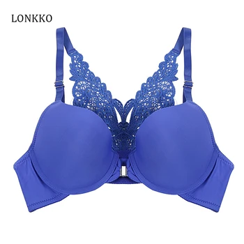 Sexy Lingerie Front Closure Underwire Bras For Women Lace Butterfly Push Up Bra Y-Line Straps Beauty Back Ultra-thin Underwear 
Sexy Lingerie Front Closure Underwire Bras For Women Lace Butterfly Push Up Bra Y-Line Straps Beauty Back Ultra-thin Underwear