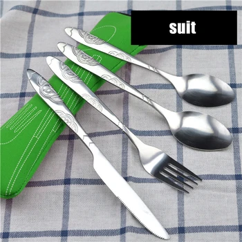 4 Pcs Stainless Steel Knifes Fork Suit Spoon Dinnerware Silverware Flatware Set Dinner Knife Fork Spoon Travel Camping Cutlery 5
4 Pcs Stainless Steel Knifes Fork Suit Spoon Dinnerware Silverware Flatware Set Dinner Knife Fork Spoon Travel Camping Cutlery 5
