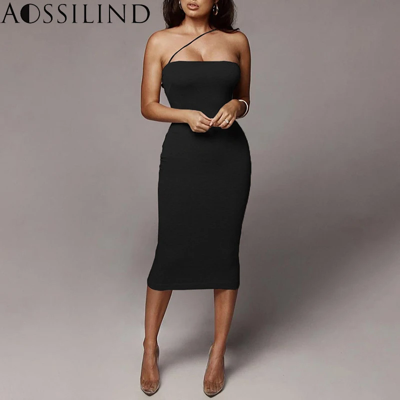 AOSSILIND Black Spaghetti Strap Backless Sexy Bodycon Dress Autumn Strapless Midi Dress Women Sexy Party Club Long Dresses
AOSSILIND Black Spaghetti Strap Backless Sexy Bodycon Dress Autumn Strapless Midi Dress Women Sexy Party Club Long Dresses
