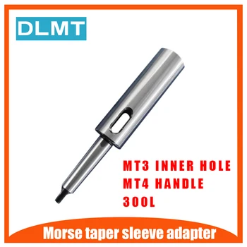 Morse taper sleeve adapter MT4 MT3 300L Mt3 inner hole MT4 handle 300L Morse Taper Adapter Reducing Drill Sleeve