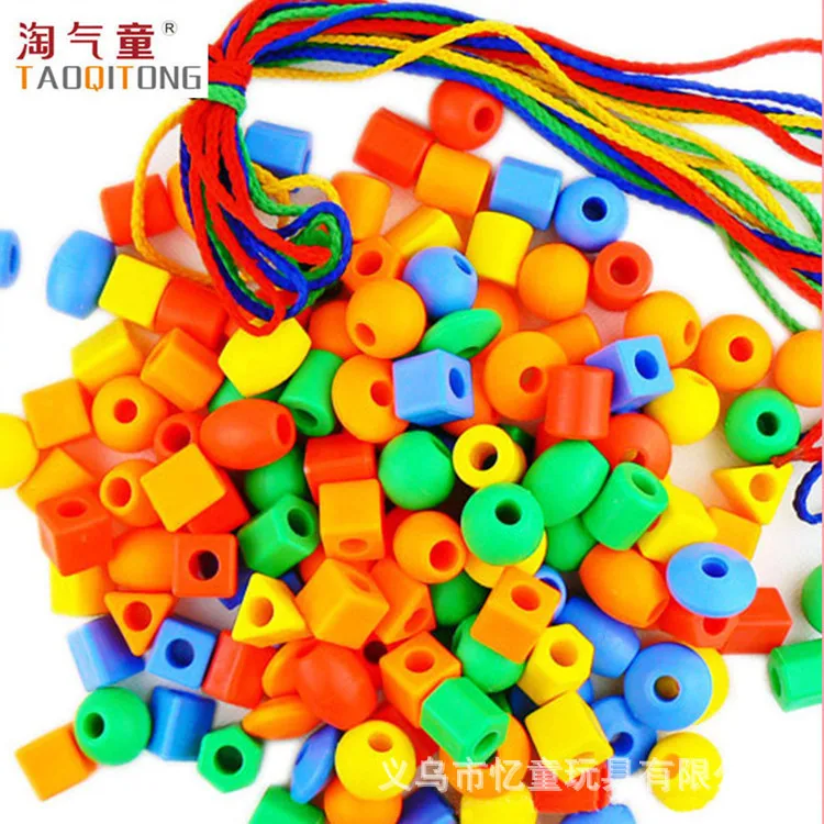 Geometry Small Beaded Bracelet Children Color Shape Cognitive Threading Bead Toy 8 Shape ENLIGHTEN Education 240 PCs
Geometry Small Beaded Bracelet Children Color Shape Cognitive Threading Bead Toy 8 Shape ENLIGHTEN Education 240 PCs
