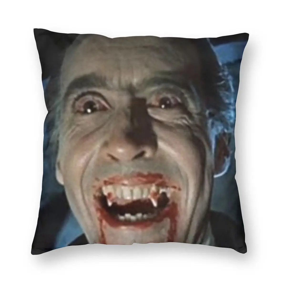 

Christopher Lee Dracula 1958 Pillowcase Printed Fabric Cushion Cover Gift VAMPIRE. DRACULA. Pillow Case Cover Bed Square 40X40cm