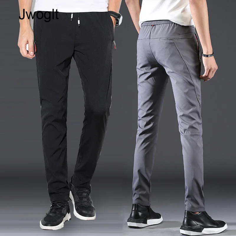 Spring Autumn New Design Casual Men Pants Black Navy Gray Elastic Straight Trousers Fashion Drawstring Waist Joggers 28-38
Spring Autumn New Design Casual Men Pants Black Navy Gray Elastic Straight Trousers Fashion Drawstring Waist Joggers 28-38